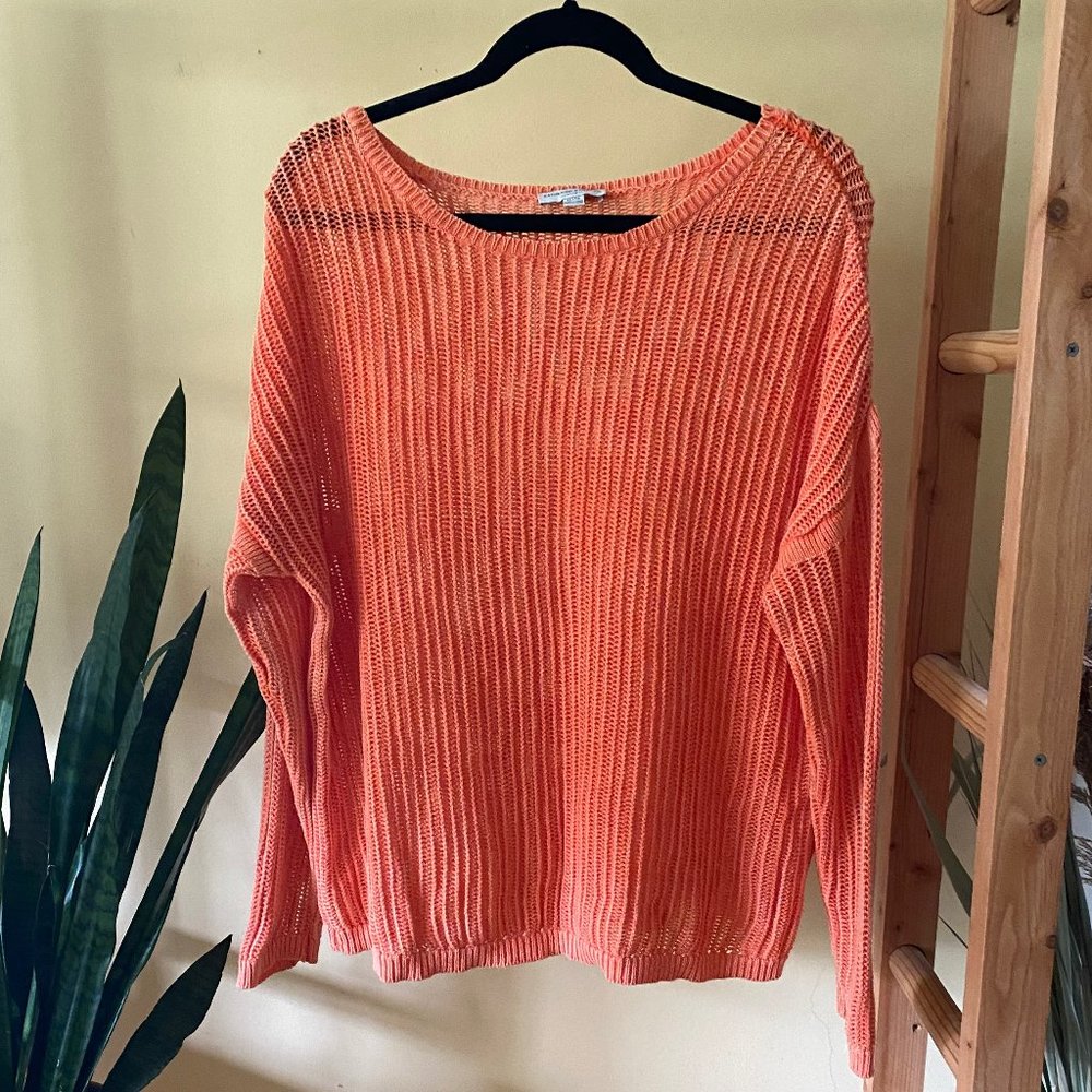 Katherine Barclay Orange Sweater